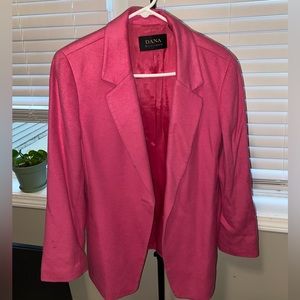 Dana Buchman Pink Cashmere Blazer
